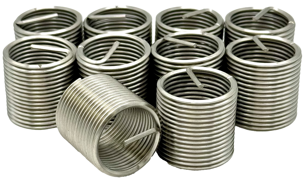 Helical Free Running Inserts for 1/4 - 20 Thread Repair Kit